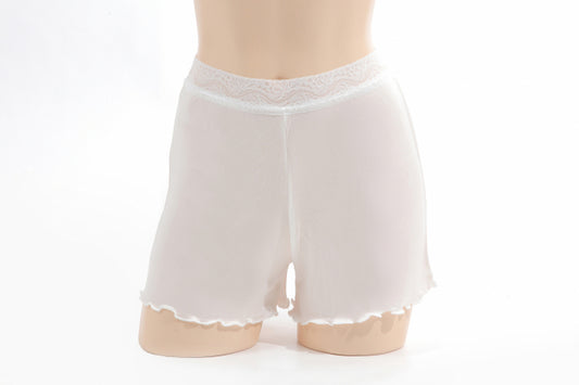 Sale!冷えとりショートパンツ つるつるシルク天竺100% Mサイズ レディース <メール便可>