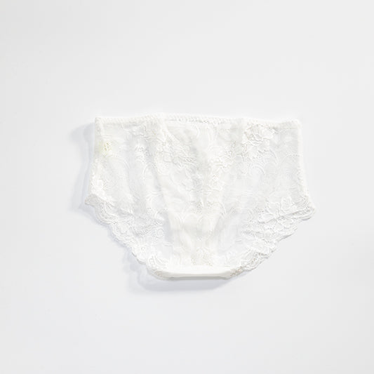 Sale!冷えとりショーツ(レースバージョン) つるつるシルク天竺使用 レディース <メール便可>