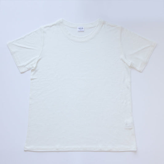 Tシャツ・カットソー(半袖) シルク・リヨセル素材   レディース <メール便可>